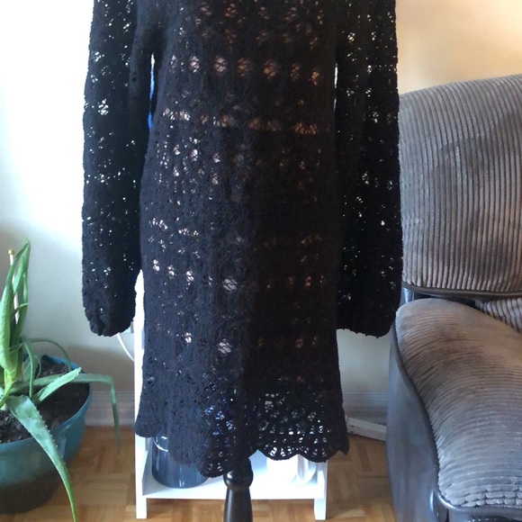 ZARA crochet lace dress - Picture 8 of 12